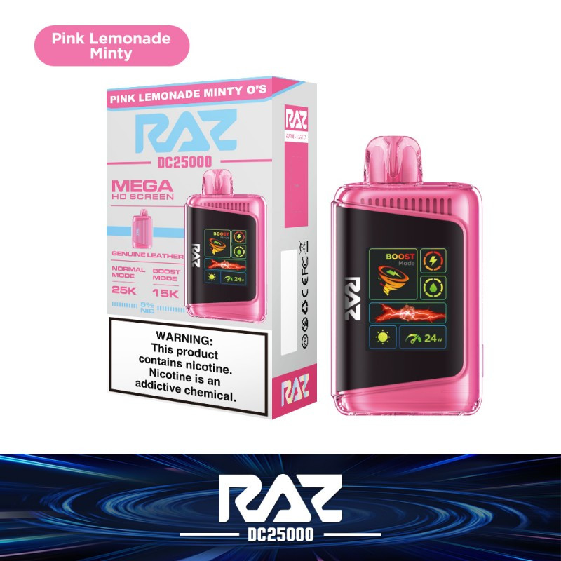 Pink Lemonade Minty Puff New York Mint RAZ LTX 25000 (Fall Edition