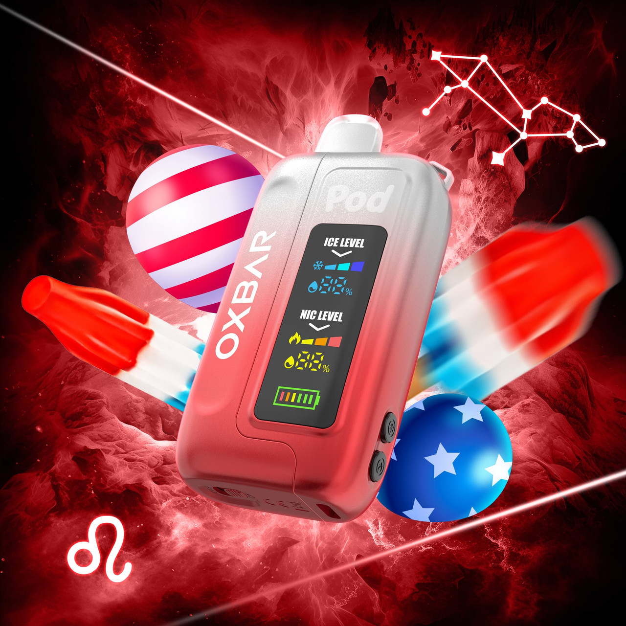 Oxbar Ice + Nic Control 5% 35K Puffs Disposable Vape - Deliver My Vapes, LLC
