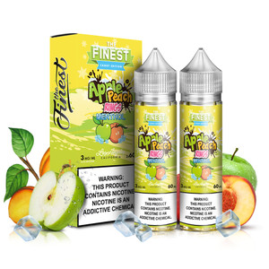 The Finest Sweet & Sour - Apple Peach Rings Menthol 2x60mL The Finest Sweet & Sour - Apple Peach Rings Menthol 2x60mL