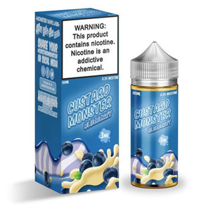 Blueberry | Custard MONSTER 100ml Synthetic Nicotine E-liquid Blueberry | Custard MONSTER 100ml Synthetic Nicotine E-liquid