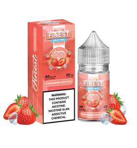 The Finest Salt Nic - Strawberry Menthol 30mL by Deliver My Vapes in Atlanta The Finest Salt Nic - Strawberry Menthol 30mL by Deliver My Vapes in Atlanta