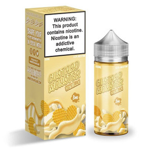 Vanilla | Custard MONSTER 100ml Synthetic Nicotine E-liquid Vanilla | Custard MONSTER 100ml Synthetic Nicotine E-liquid