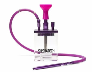 The Block 15" Hookah with Click Technology Hose | Shishatech The Block 15" Hookah with Click Technology Hose | Shishatech