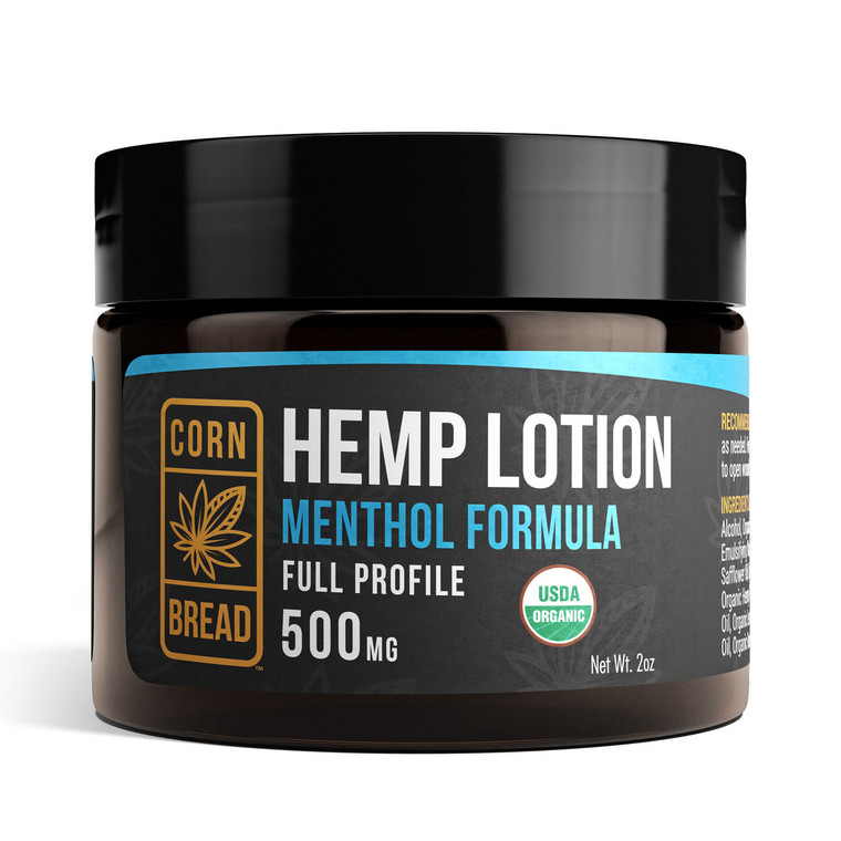 CBD Lotion + Menthol 500mg | CornBread