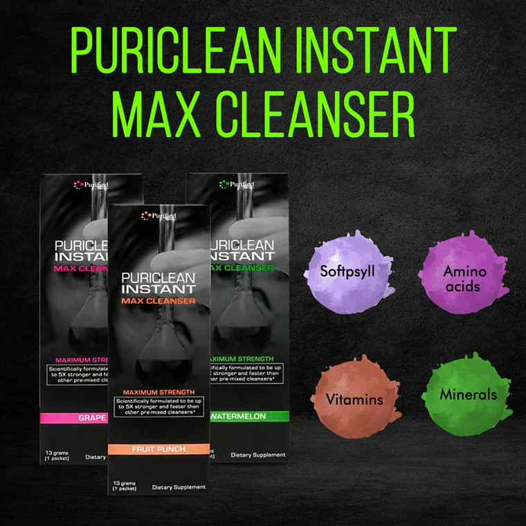 Puriclean Instant MAX Cleanser Maximum Strength Detox | Wellgenix