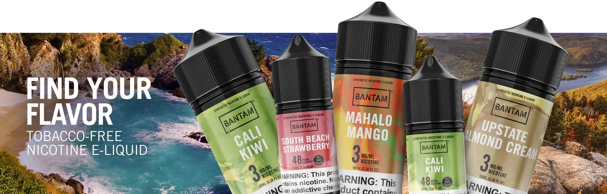 E-Liquids-Vape Juice Traditional & Synthetic