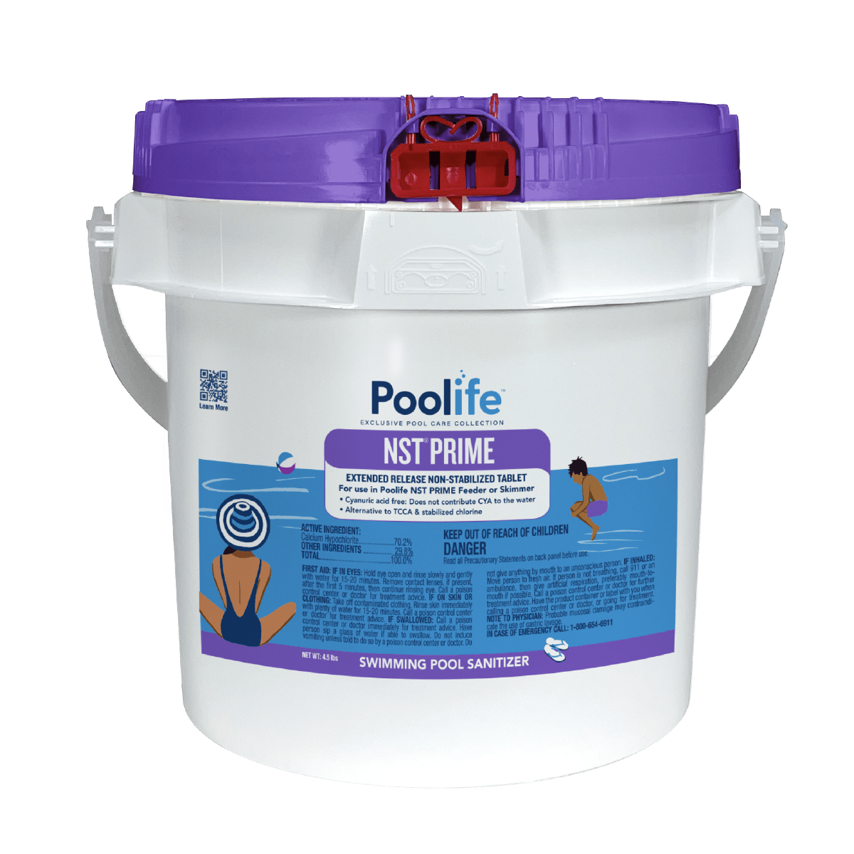 Chlorine Tab NST® Prime CalHypo Poolife® 9lb (PICK UP ONLY!) Pool