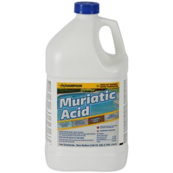 Muriatic Acid  CASE OF (4) GALLONS (PICK UP ONLY!)