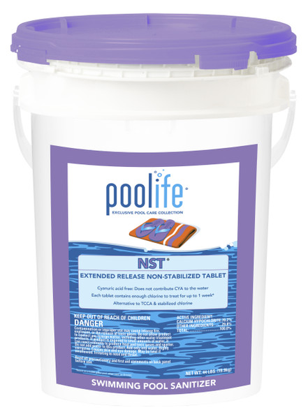 Chlorine Tab NST® Prime CalHypo Poolife® - 44lb (PICK UP ONLY!)