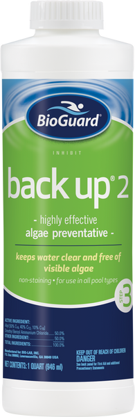 Algaecide Inhibitor Back Up® 2 - 1qt