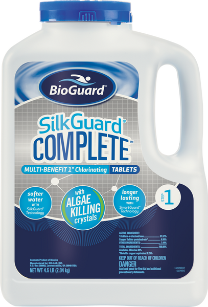 Chlorine 1" Tabs SilkGuard Complete® - 4.5lb (PICK UP ONLY!)