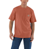 Carhartt Men's LF HW SS Pocket T-Shirt K87 Terracotta