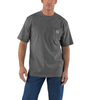 Carhartt Men's LF HW SS Pocket T-Shirt K87 Carbon Heather