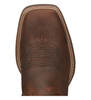 Justin Boots Brand - Men's Canter Boot Western style Leather Pull On boot in Dusky Brown - SE7510 - Toe