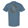 Browning Men's Camo Diamond Buckmark Shirt in Indigo Blue A0005859401