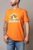 Kimes Ranch® LUCKY B BULL DOGGER Men's Tee in Vintage Orange