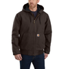 Carhartt Men's Loose Fit Washed Duck Insulated Active Jacket - Dark Brown