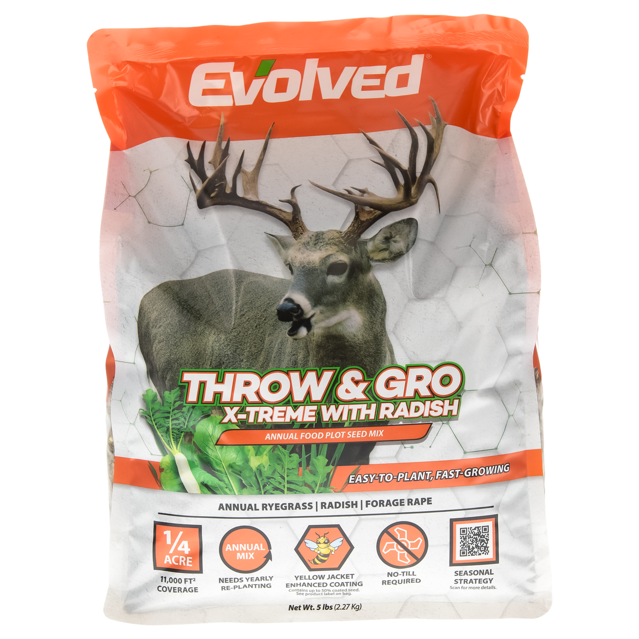 Evolved® Throw & Gro X-Treme W/Radish®, 5 lbs.