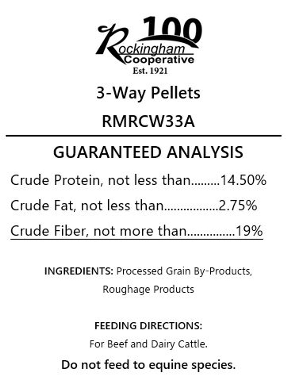 Three Way Pellets 50#