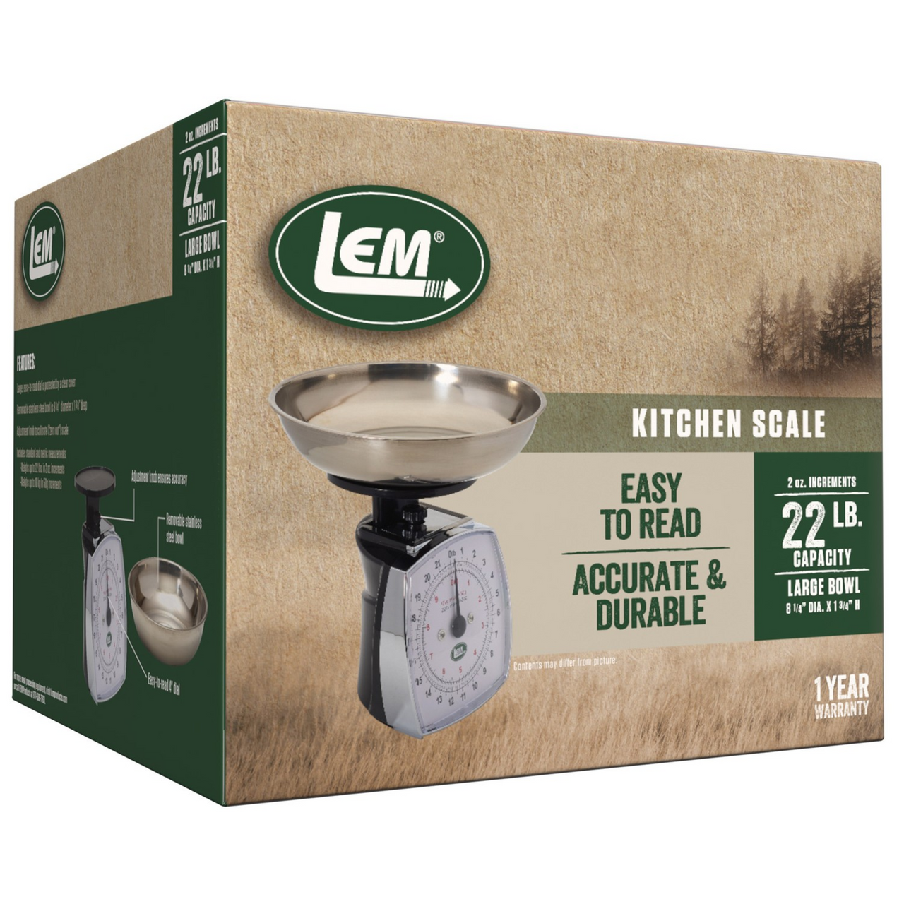LEM® 22 lb. Capacity Scale