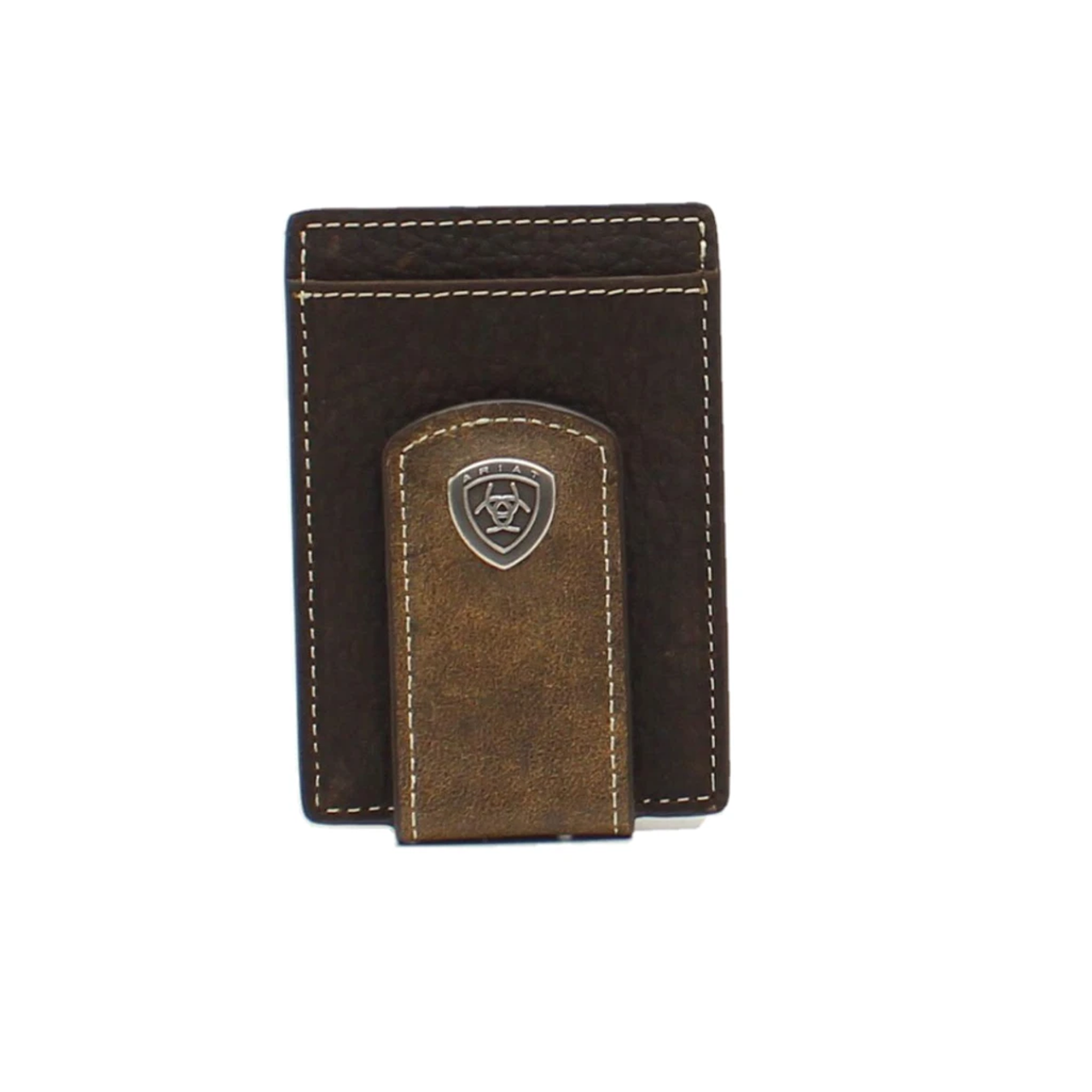 Ariat - Money Clip/Front Pocket - Two Tone Shield Concho