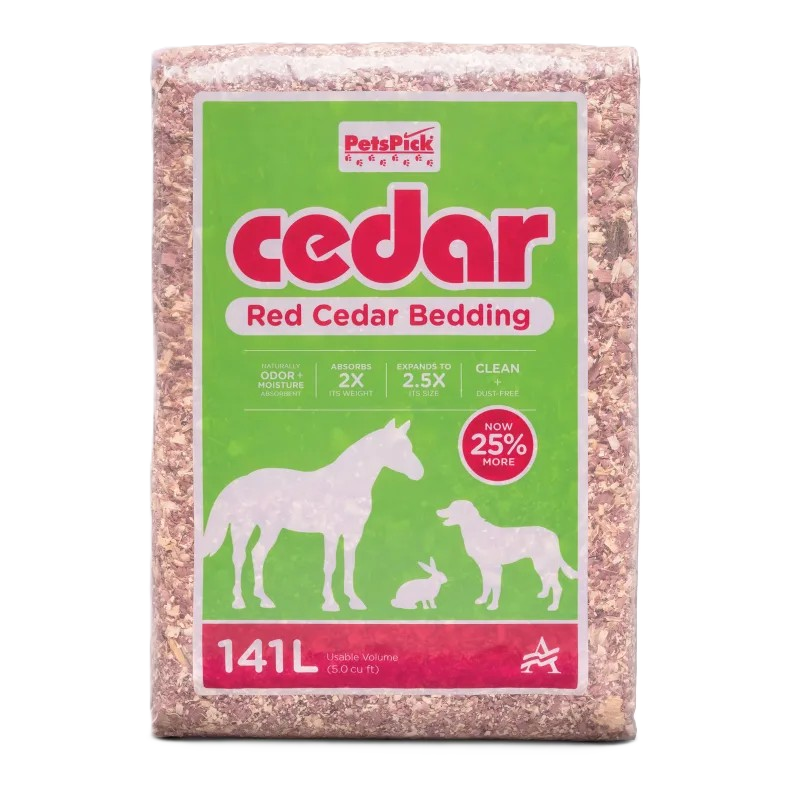 PetsPick® Red Cedar Bedding 5.0 CU FT