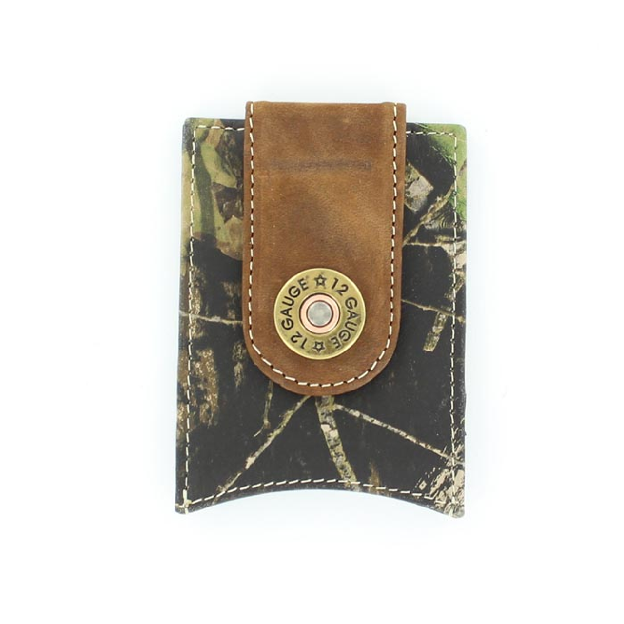 Nocona - Front Pocket/Money Clip - Mossy Oak 12 Gauge Concho