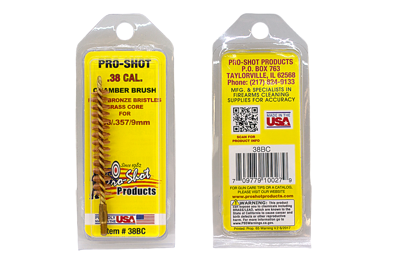 Pro Shot® .38 Cal. Chamber Brush Pro Shot® .38 Cal. Chamber Brush
