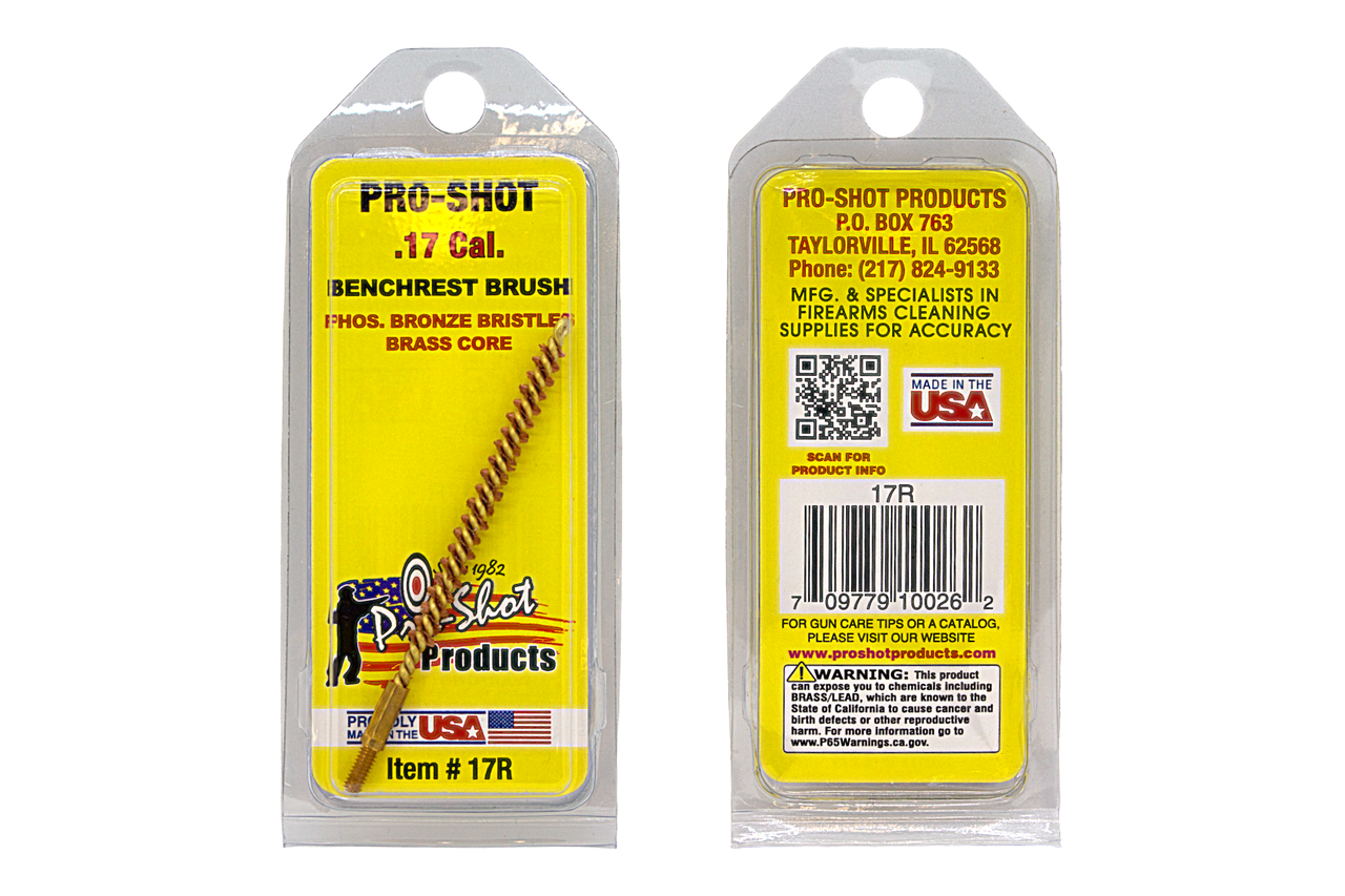 Pro Shot® .17 Cal. Rifle Brush (Benchrest Type)