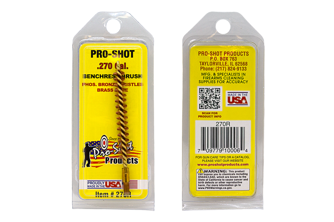 Pro Shot® .270 Cal. Rifle Brush (Brenchrest Type) Pro Shot® .270 Cal. Rifle Brush (Brenchrest Type)