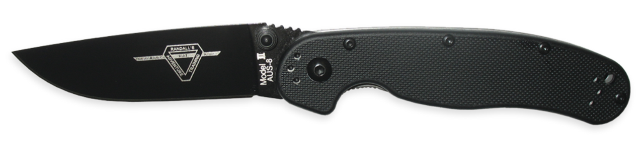 Ontario RAT II Black Folding Knife