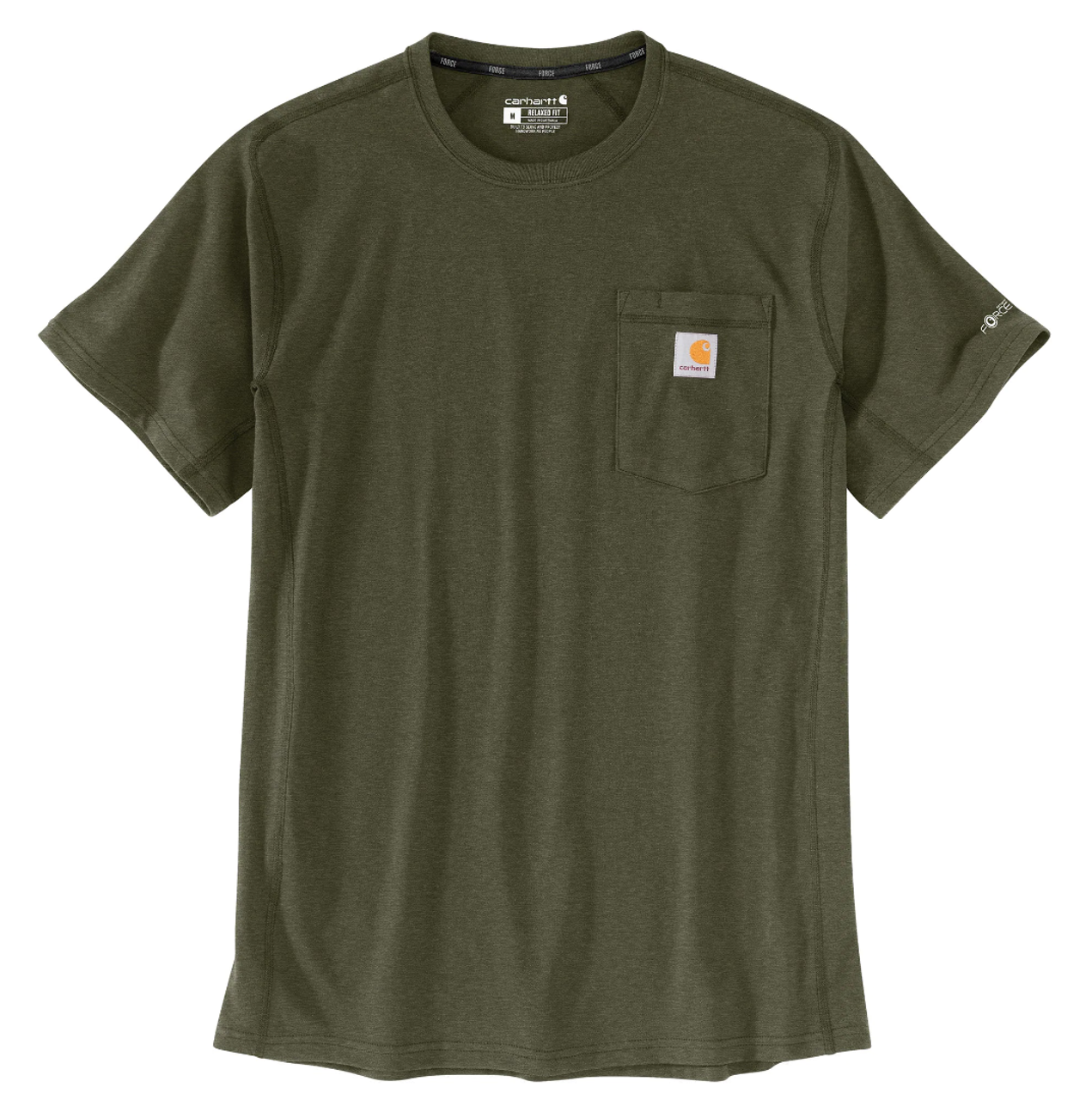 【Carhartt】S/S SURROUND T-SHIRT R5410 Carhartt - Men's - Force® Relaxed Fit Midweight Short-Sleeve