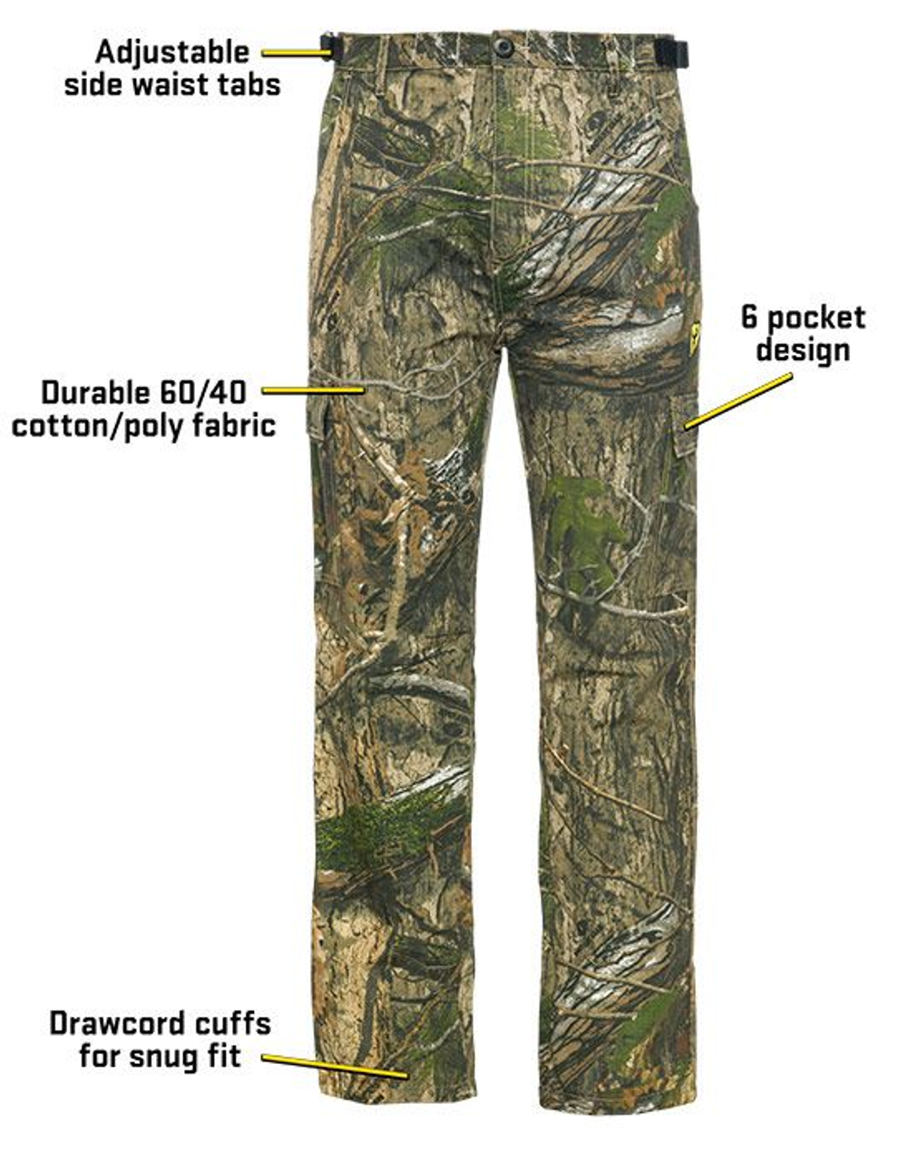 Blocker Outdoors - Shield Series - Fused Cotton Pant - 1060120 - Mossy Oak Country DNA - Front_2