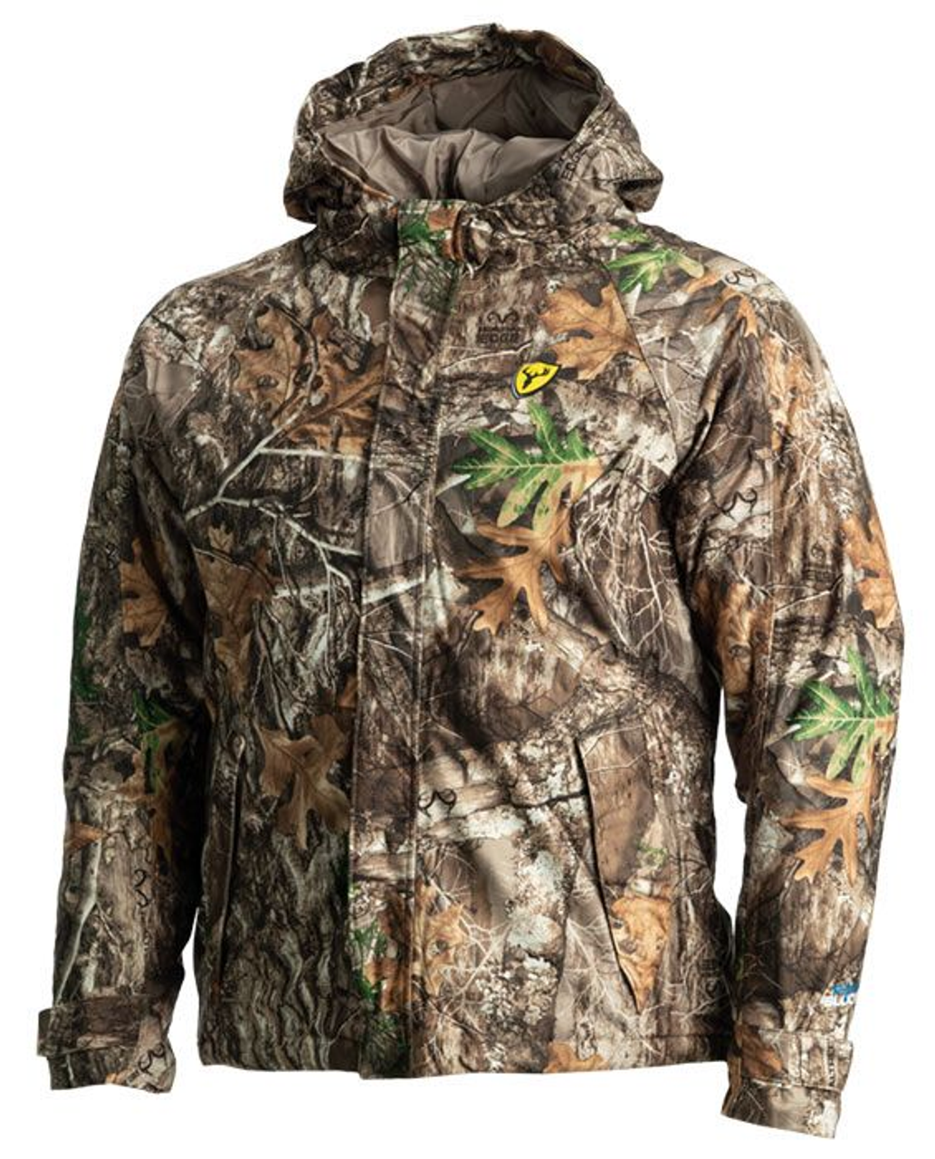 Blocker Outdoors Shield Series Drencher Insulated Jacket in Realtree Edge Camo. 1055210