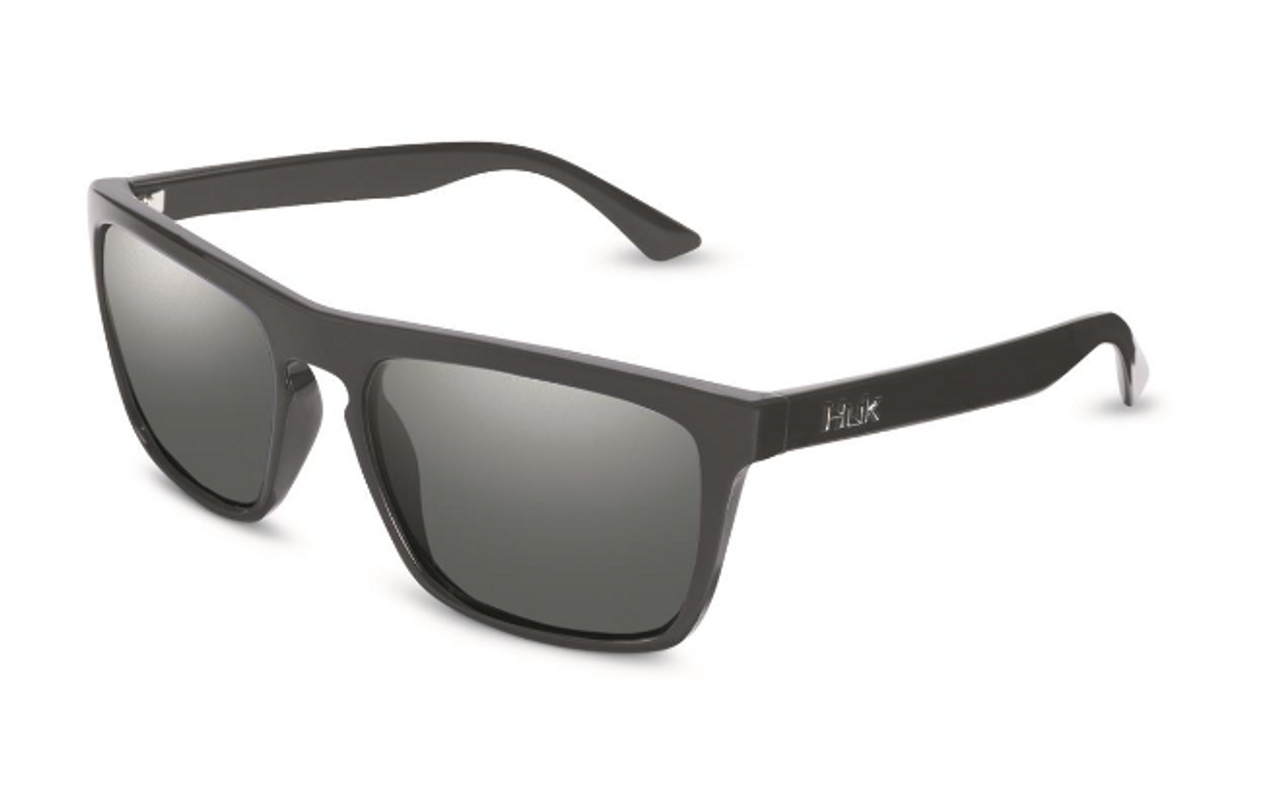 HUK Gear - Men's Polarized Sunglasses - Siwash - Matte Black