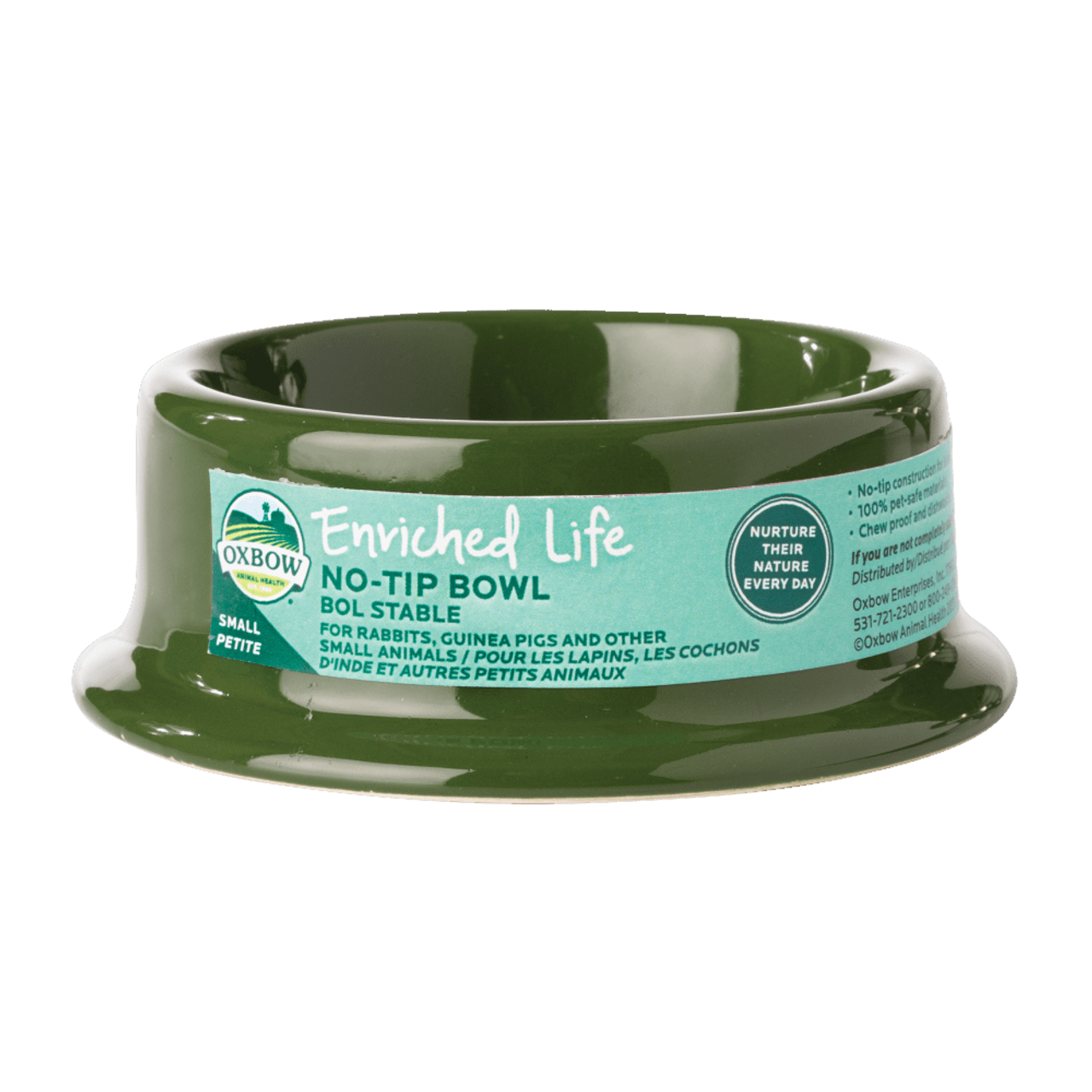 Oxbow® Enriched Life No-Tip Small Animal Bowl Small Size