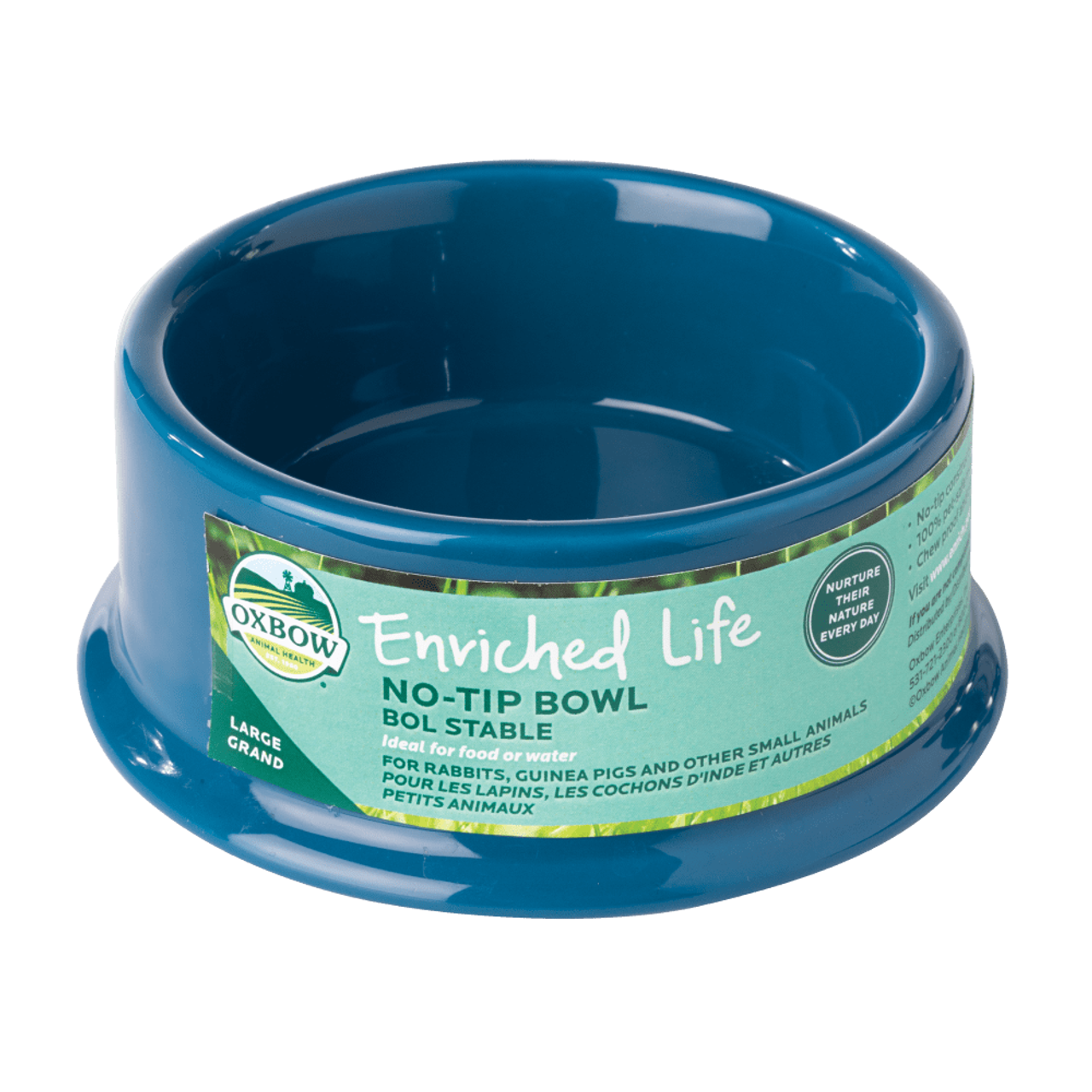 Oxbow® Enriched Life No-Tip Small Animal Bowl Large Size