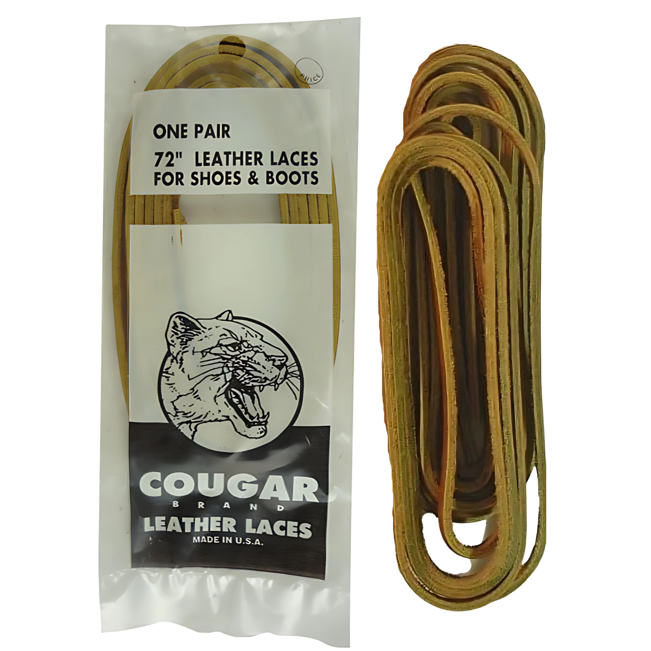 Cougar Brand Leather Laces