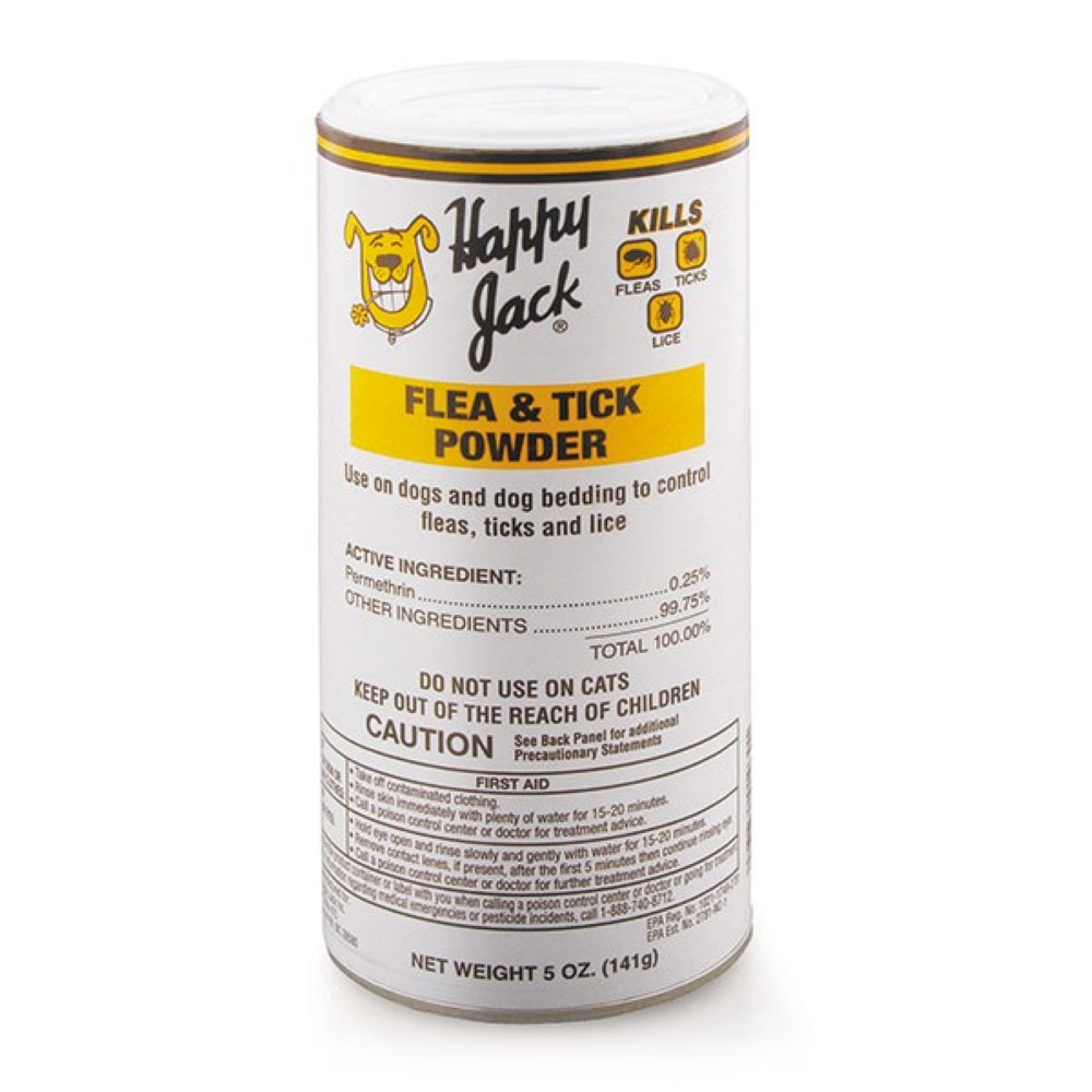 Happy Jack® Flea and Tick Powder, 5 oz.
For Dogs to kill Fleas, Ticks, and Lice