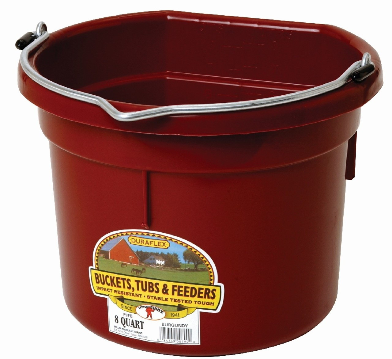 鉢・プランター NEIGHBORHOOD SRL PLASTIC BACKET 9L Little Giant® 8 Quart Flat Back Plastic Bucket | Rockingham