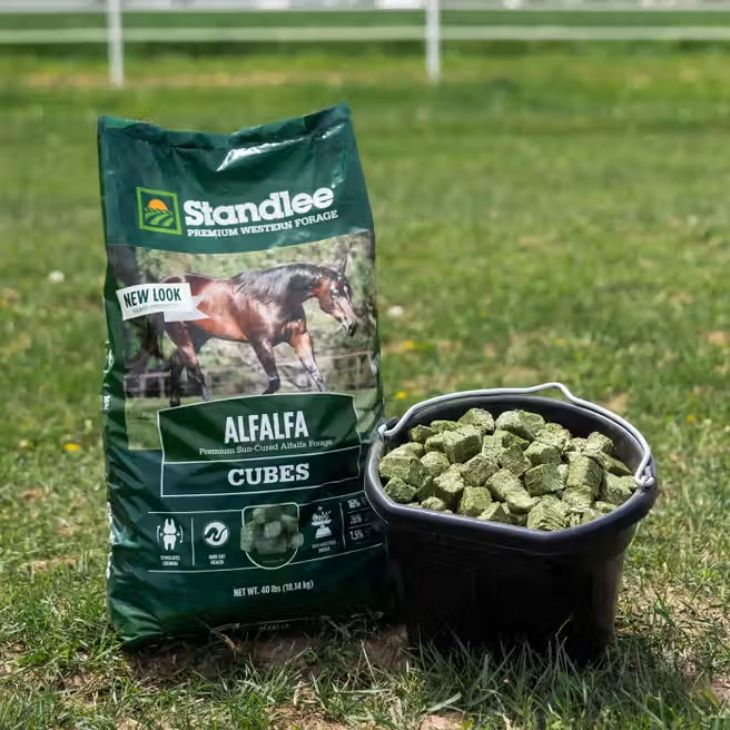 Standlee® Alfalfa Cubes Bag and Cubes