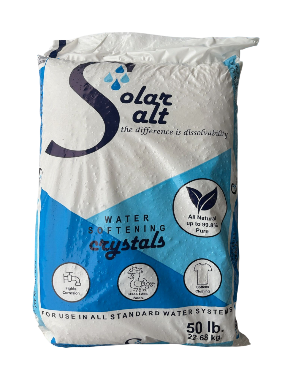 Solar Salt Crystals 50# Bag Solar Salt Crystals 50# Bag