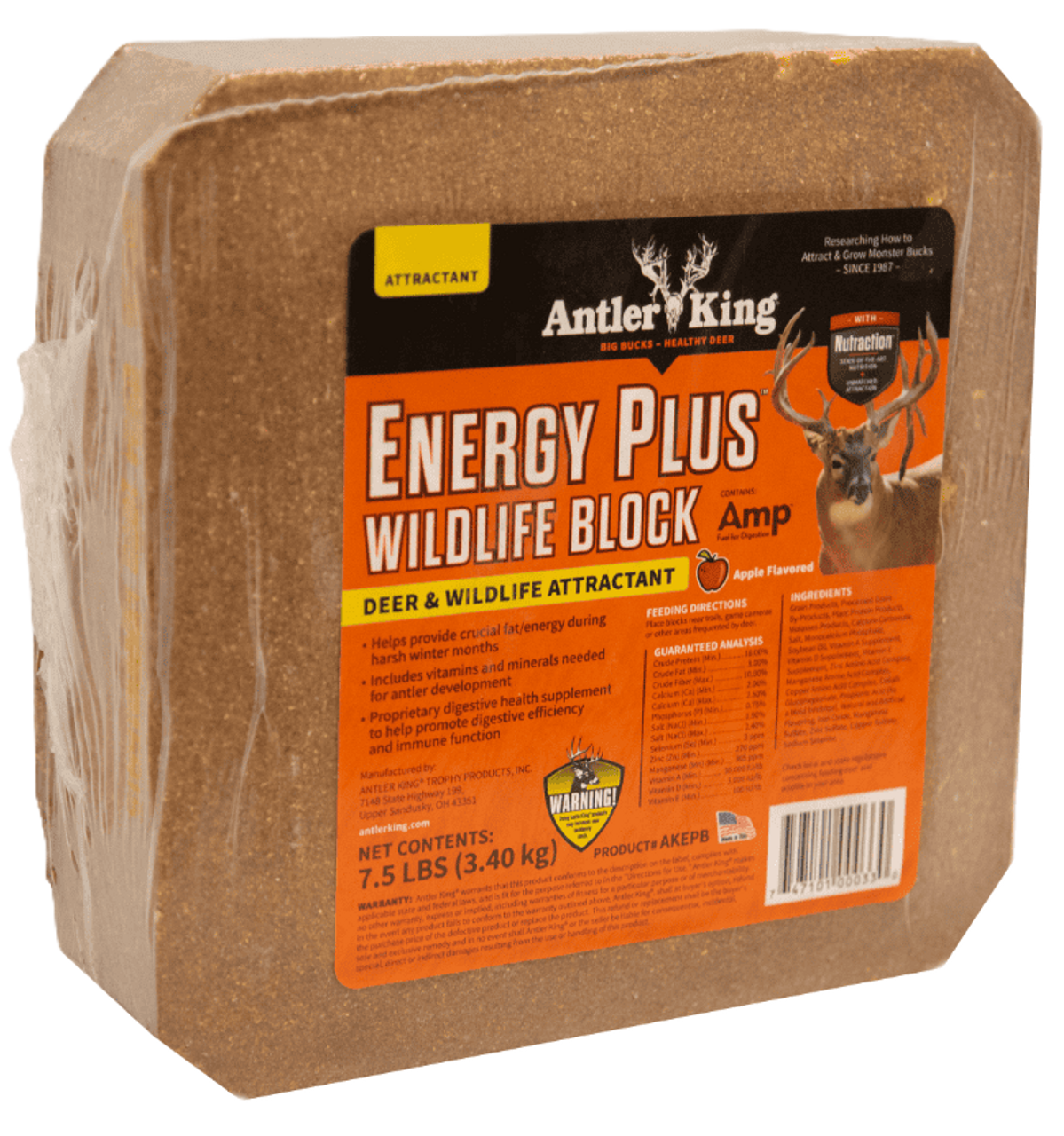 Antler King® Energy Plus Wildlife Block - 20lb