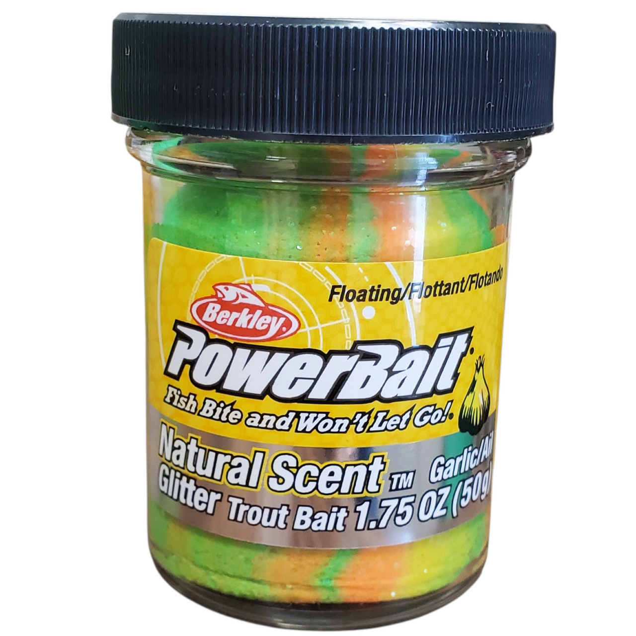 Berkley® PowerBait® Natural Scent Glitter Trout Bait - Rainbow, 1.75oz
BGTGRB2
