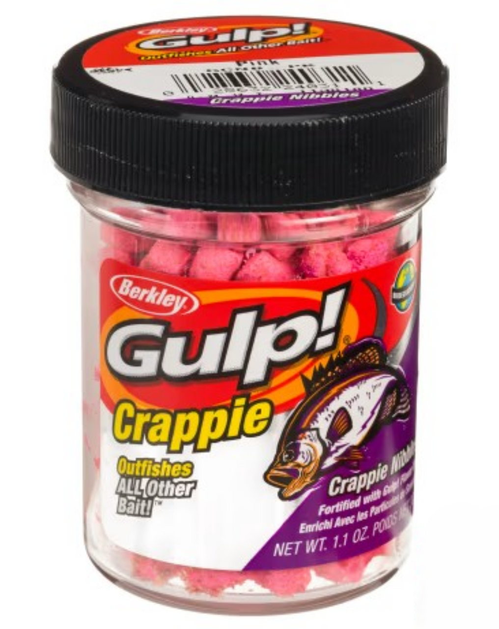 Berkley® Gulp!® Crappie Nibbles - Pink, 1.1oz
GCNB-PK
