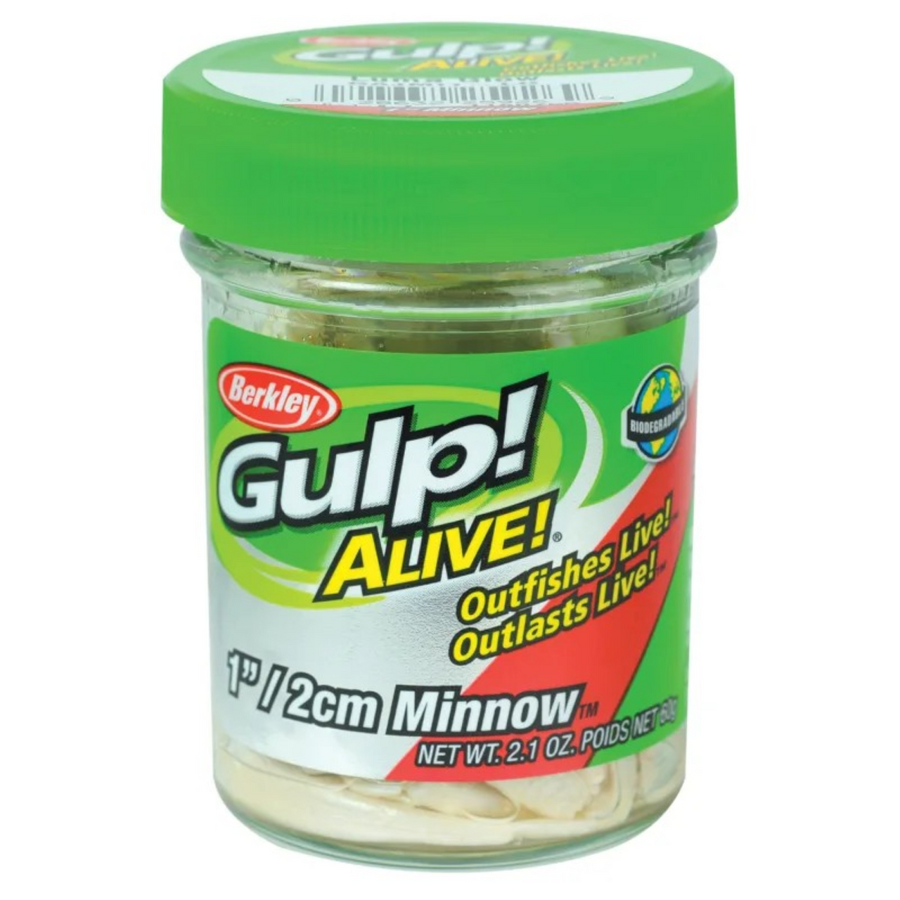 Berkley® Gulp! Alive!® Minnow - Luma Glow 1", 2.1oz
GAJMI1-LG