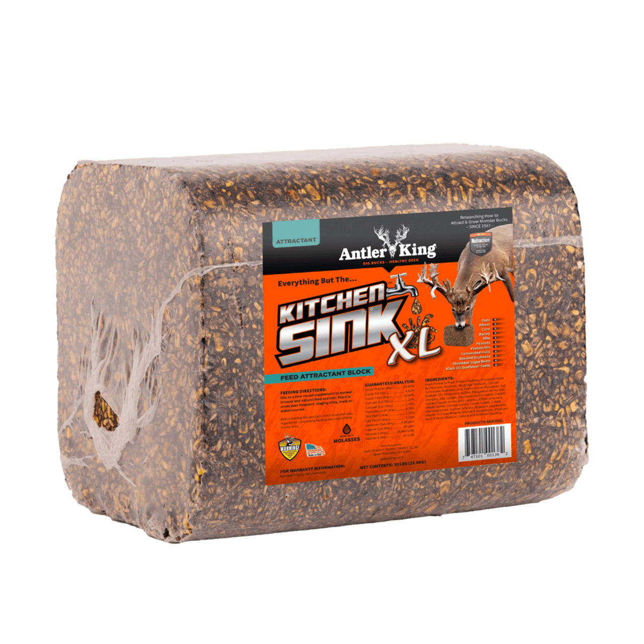 Antler King® Everything But The Kitchen Sink XL Block, 30lb
AKKSBXL