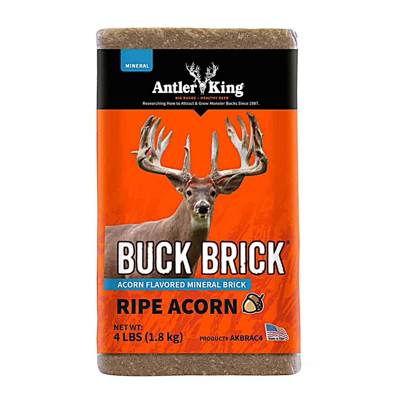 Antler King® Ripe Acorn Flavored Buck Brick, 4lb
AKBRAC4