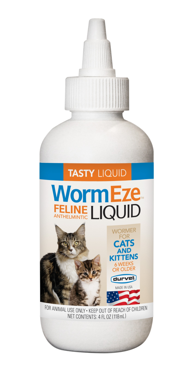 Durvet® WormEze™ Liquid for Cats & Kittens, 4 oz.