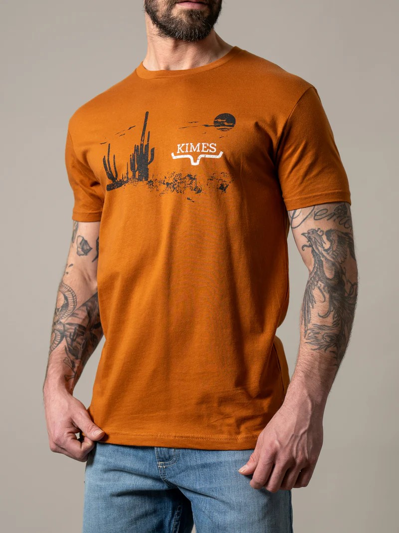 Kimes® NIGHT FALL Men's Tee in Clay
